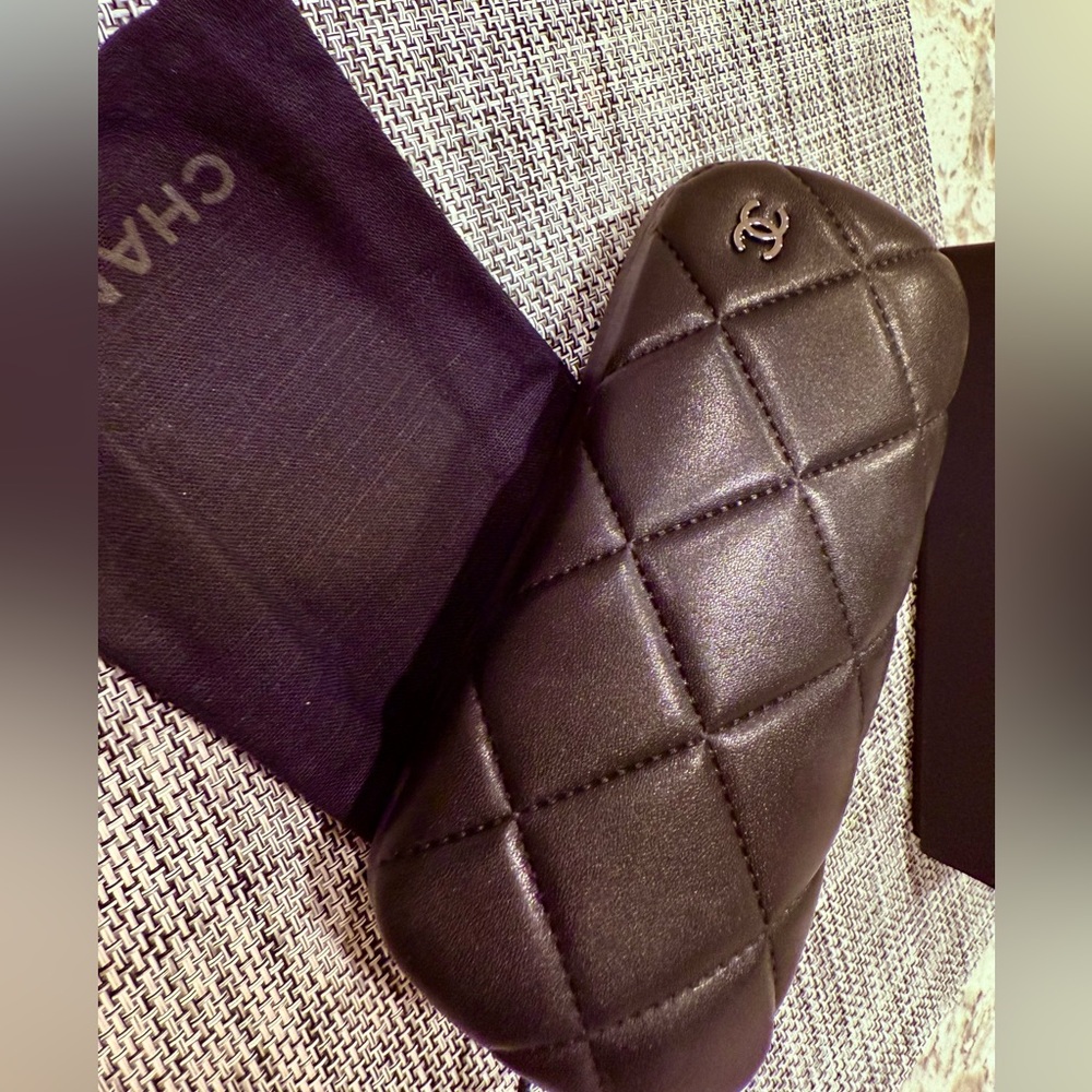 Chanel case for glasses or sunglasses .